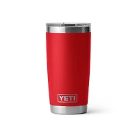 Gobelet isotherme YETI Rambler 590 ml (20 oz) rouge Carolina Hurricanes, champions de la Coupe Stanley 2026, avec couvercle Magslider