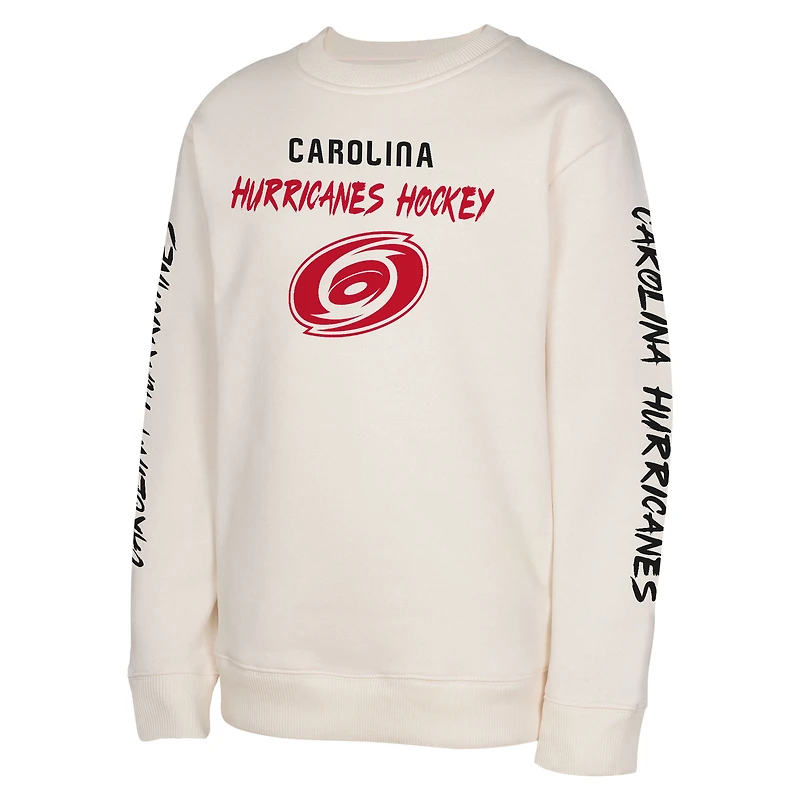 Sweat-shirt à enfiler Youth Cream Carolina Hurricanes Star Power