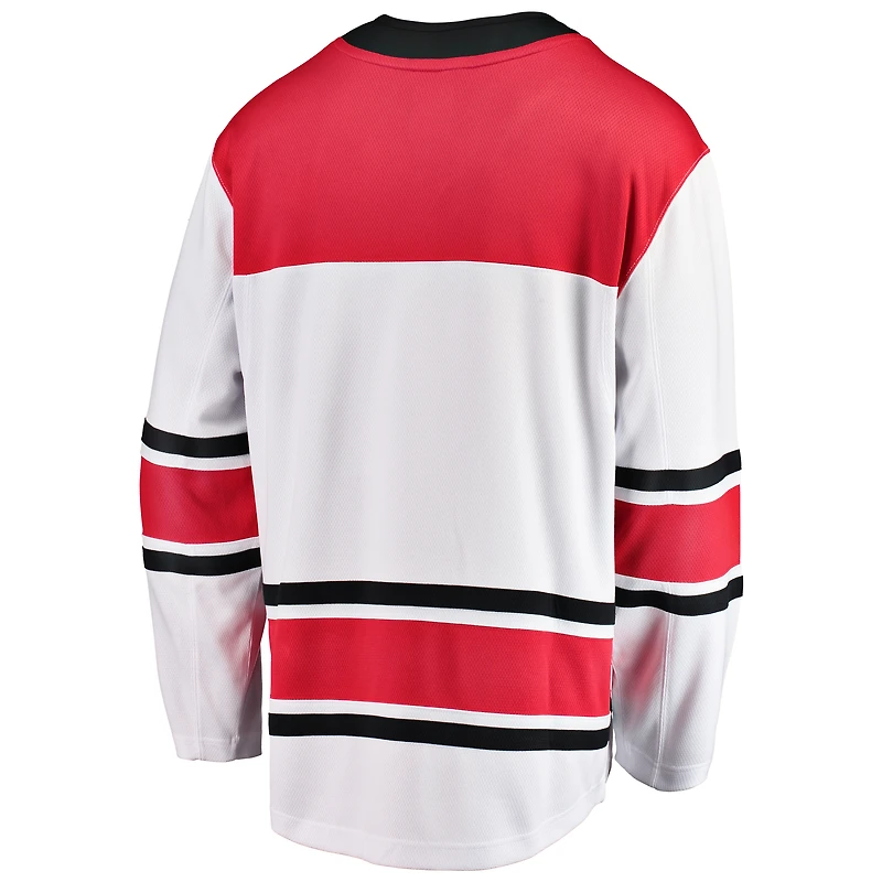 Maillot Breakaway extérieur des Hurricanes de la Caroline blanc Fanatics pour jeunes