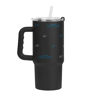 Gobelet à revêtement en poudre Step and Repeat de 24 oz des Carolina Panthers
