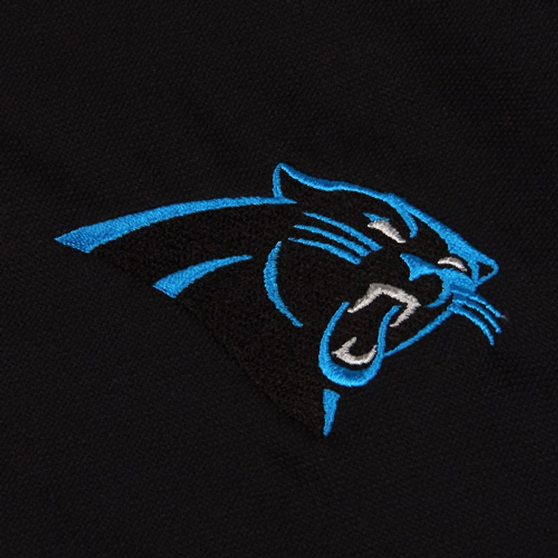 Polo piqué Xtra-Lite des Panthers de la Caroline d'Antigua - Noir