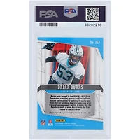 Brian Burns Carolina Panthers Autographed 2019 Panini Phoenix Gold Vinyl #157 #1/1 PSA Authenticated 9 Rookie Card