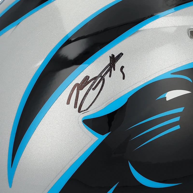 Casque Riddell Speed Authentic autographié par Bryce Young et Tetairoa McMillan des Panthers de la Caroline