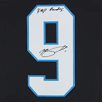 Maillot Nike Vapor F.U.S.E. noir dédicacé par Bryce Young des Carolina Panthers, édition limitée, avec l'inscription « Keep Pounding »