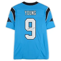 Bryce Young Carolina Panthers Autographed Blue Alternate Nike Vapor F.U.S.E. Limited Jersey  