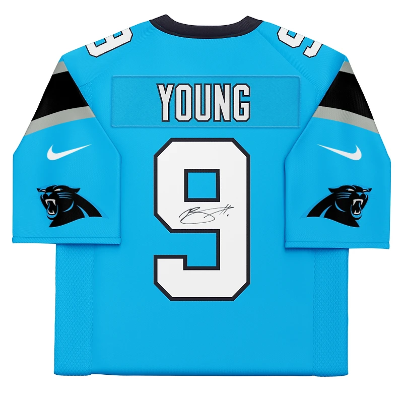 Bryce Young Carolina Panthers Autographed Blue Alternate Nike Vapor F.U.S.E. Limited Jersey  