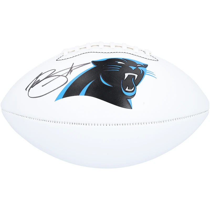 Ballon de football Franklin White Panel autographié par Bryce Young des Carolina Panthers