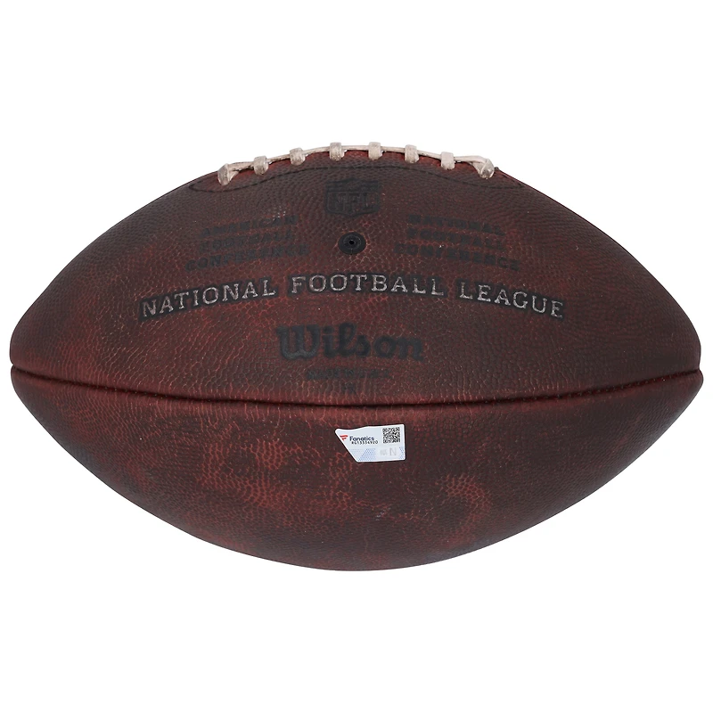 Ballon de football américain dédicacé par Bryce Young des Carolina Panthers lors du match contre les Atlanta Falcons le 17 décembre 2023, avec plusieurs inscriptions - n° 82