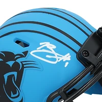 Bryce Young Carolina Panthers Autographed Riddell Rave Speed Mini Helmet  