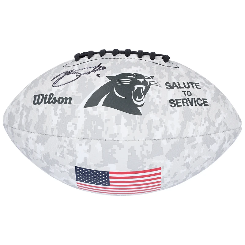 Ballon de football Wilson 2024 autographié par Bryce Young, Carolina Panthers