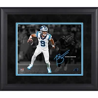 Photographie encadrée de 11"x 14" de Bryce Young Carolina Panthers - Fac-similé de la signature