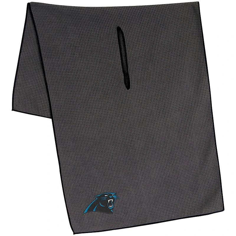 Serviette en microfibre grise 19 po x 41 po Carolina Panthers