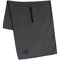 Serviette en microfibre grise 19 po x 41 po Carolina Panthers