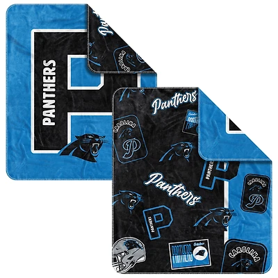 Couverture tissée Dream Weave Carolina Panthers 50" x 60"