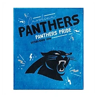 Couverture en peluche Carolina Panthers 60" x 70"