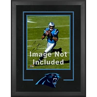 Cadre photo vertical de luxe Carolina Panthers 16'' x 20'' avec logo de l'équipe