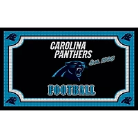 Paillasson en relief Carolina Panthers