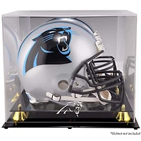 Carolina Panthers Golden Classic Helmet Display Case with Mirrored Back