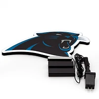 Lumière LED Infinity avec logo des Carolina Panthers