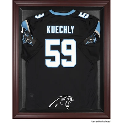Carolina Panthers Mahogany Framed Jersey Display Case