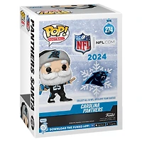 Figurine en vinyle exclusive Fanatics 2024 du Père Noël des Carolina Panthers Funko Pop!