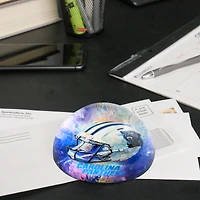 Presse-papier en forme de dôme de fierté de l'équipe des Carolina Panthers