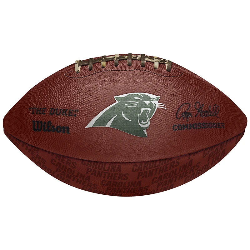 Carolina Panthers Unsigned Wilson Showcase Duke Pro Football
