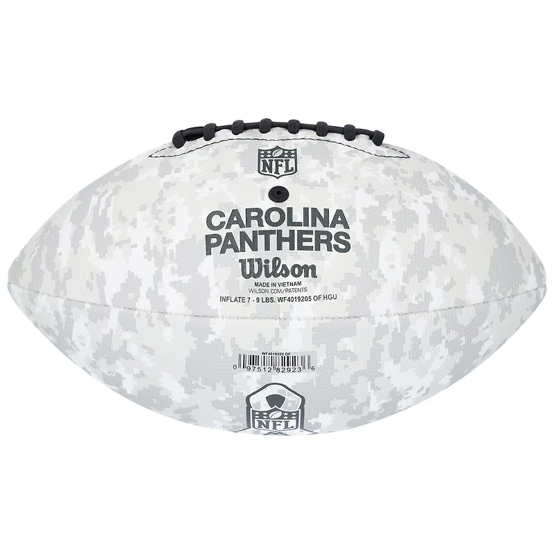 Chuba Hubbard Carolina Panthers Autographed 2024 Salute To Service Wilson Football