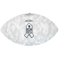 Ballon de football Wilson autographié par Chuba Hubbard Carolina Panthers 2024