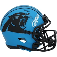 Chuba Hubbard Carolina Panthers Autographed Riddell Rave Speed Mini Helmet  