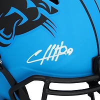 Chuba Hubbard Carolina Panthers Autographed Riddell Rave Speed Replica Helmet  
