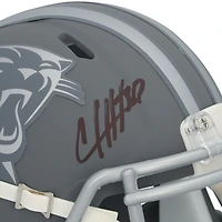 Chuba Hubbard Carolina Panthers Autographed Riddell Slate Speed Mini Helmet  