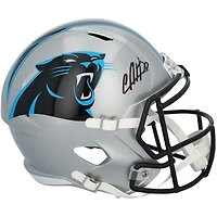 Chuba Hubbard Carolina Panthers Autographed Riddell Speed Replica Helmet