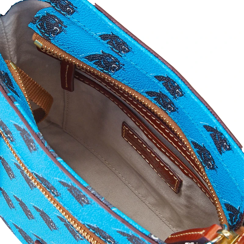 Dooney & Bourke Carolina Panthers Signature petit sac à bandoulière zippé
