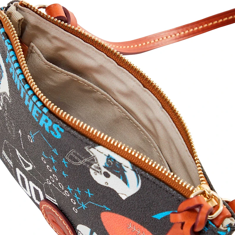 Dooney & Bourke Carolina Panthers Top Zip Crossbody Purse