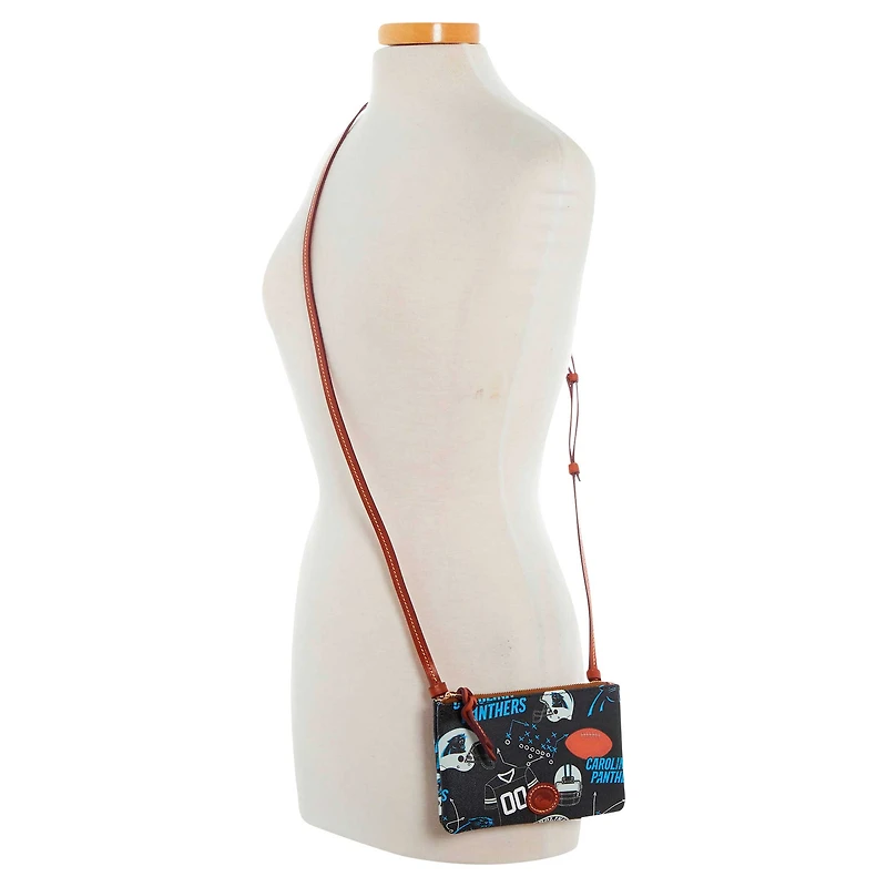 Dooney & Bourke Carolina Panthers Top Zip Crossbody Purse