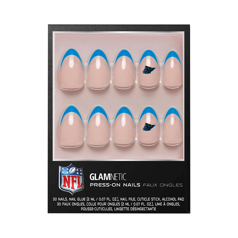 Glamnetic x Fanatics  Carolina Panthers Nail Kit