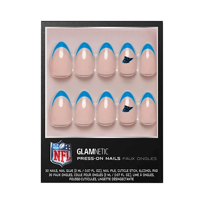 Kit de manucure Glamnetic x Fanatics Carolina Panthers