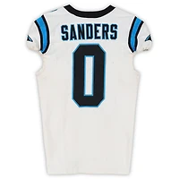 Ja'Tavion Sanders Carolina Panthers Game-Used #0 White Nike Jersey vs. New Orleans Saints on December 14, 2025