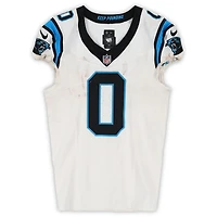 Ja'Tavion Sanders Carolina Panthers Game-Used #0 White Nike Jersey vs. New Orleans Saints on December 14, 2025