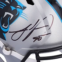 Julius Peppers Carolina Panthers Autographed Riddell Speed Replica Helmet