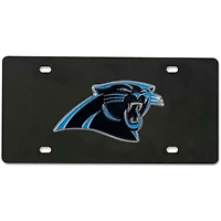 Plaque d'immatriculation moulée sous pression des Carolina Panthers de Logo Brands