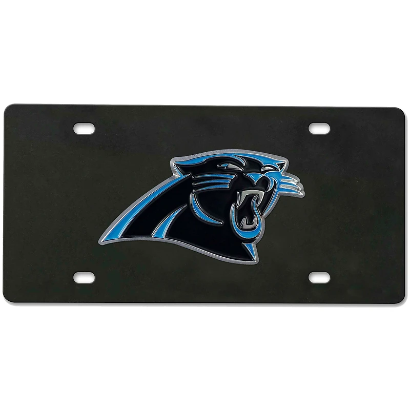 Logo Brands Carolina Panthers Diecast License Plate