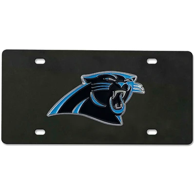 Logo Brands Carolina Panthers Diecast License Plate