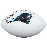 Luke Kuechly Carolina Panthers Autographed Franklin White Panel Football with "HOF 26" Inscription
