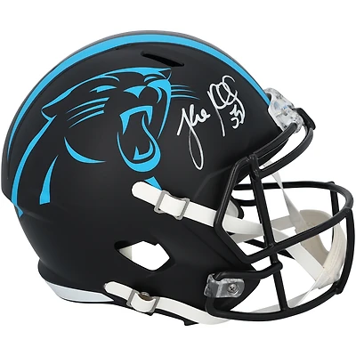 Casque réplique Riddell 2022 Alternate Speed ​​autographié par Luke Kuechly des Panthers de la Caroline