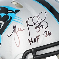 Luke Kuechly Carolina Panthers Autographed Riddell Speed Authentic Helmet with "HOF 26" Inscription