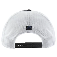 Men's '47 Black/White Carolina Panthers Downburst Relaxed Hitch Trucker Adjustable Hat