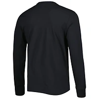 T-shirt à manches longues pour homme '47 Black Carolina Panthers Brand Wide Out Franklin