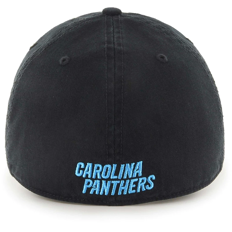 Men's '47 Black Carolina Panthers Franchise Logo Fitted Hat
